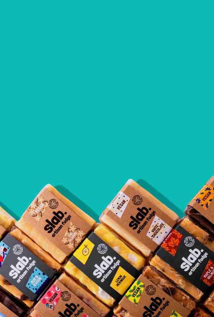 Slab Artisan Fudge Creative Photo - Dairy/Vegan Angle